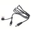 Зарядный кабель USB Type C на DC5.5x2.1мм, выход 12В 3А, с технологией для надежного питания вентиляторов, динамиков, камер