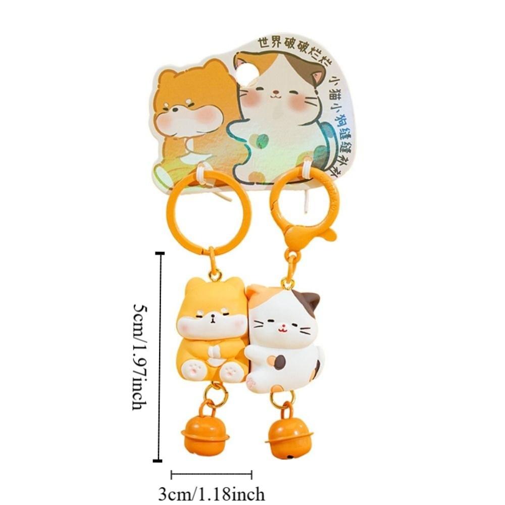 Stylish Design Pet CP Magnetic Suction Pendant Hanging Chain Resin Doll Bag Charm Couple Gift