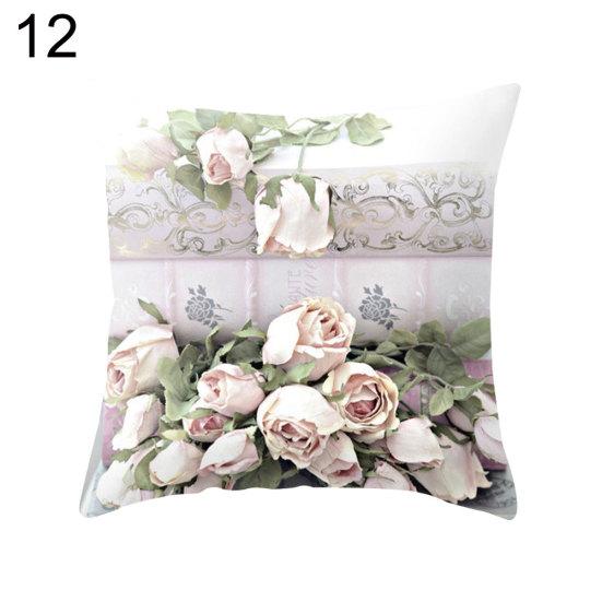 Защитная подушка с квадратной розой в стиле кантри, чехол для подушки, постельные принадлежности