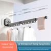 1 шт., настенная вешалка для одежды без перфорации, выдвижная настенная сушилка для белья, складные сушилки, экономия места