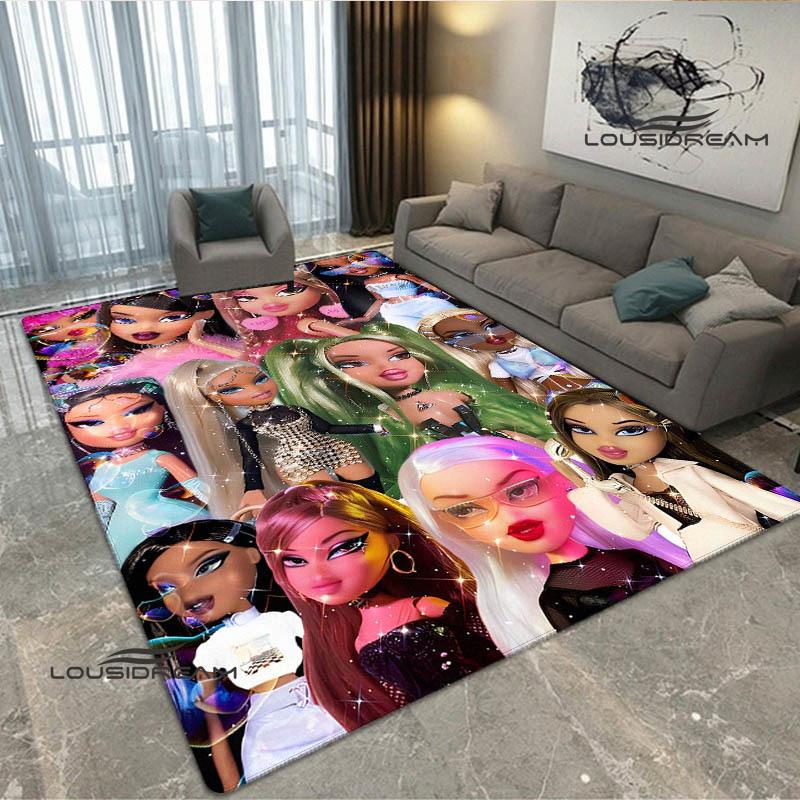 Ковер с принтом Bratz в стиле каваи Нескользящий ковер уличные ковры ковер для зоны декор ковра для спальни подарок на день рождения