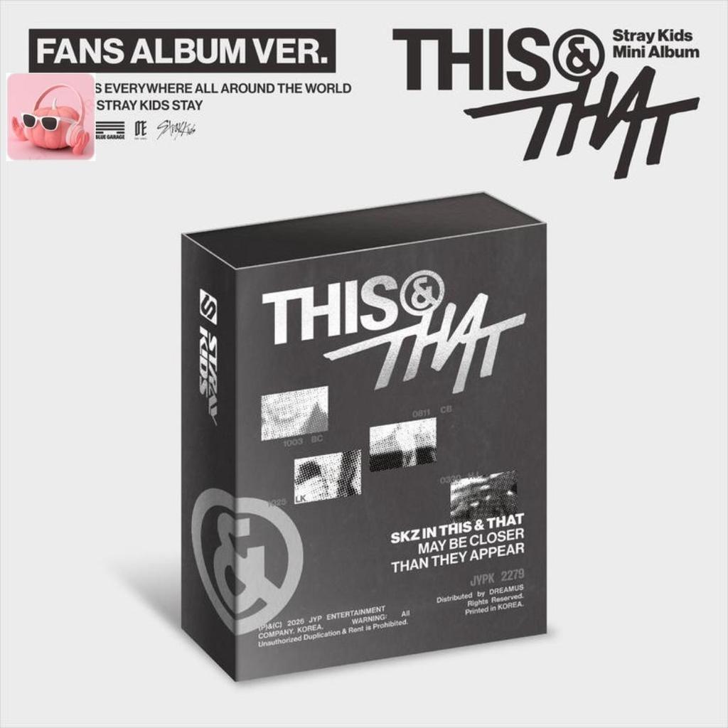 Stray Kids THIS & THAT Запечатанный Новый (АЛЬБОМ ДЛЯ ФАНОВ Версия.) ПРЕДВАРИТЕЛЬНЫЙ ЗАКАЗ