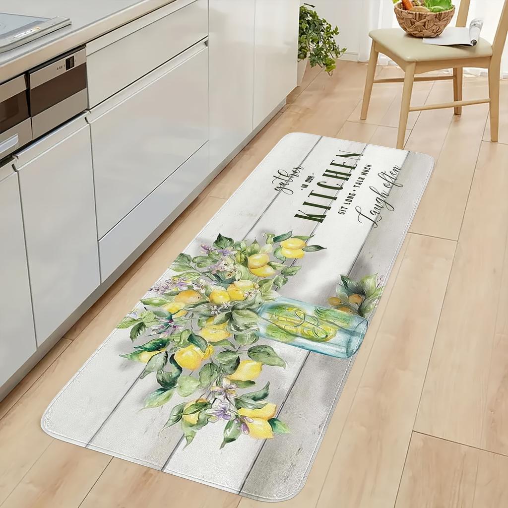 1PC Buttle Tea Hamster Kitchen Rug Non-Slip Door Mat Pop design Bathroom Rug Bath Mat Carpet for Home Sink Laundry ecoreeree