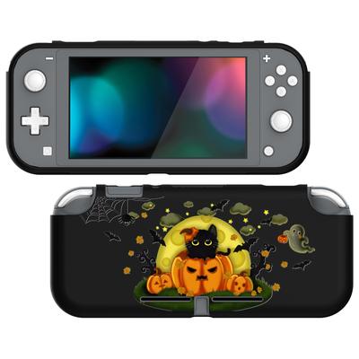 Заказной защитный чехол, совместимый с чехлом PlayVital для Switch, совместимый с защитной крышкой для Switch, для Switch Lite, Ночь Хэллоуина (мягкий)