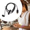Наушники USB Type C, одиночные вкладыши, односторонние вкладыши с микрофоном, стереозвук, армированный шнур для мобильного телефона