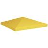 Gazebo Roof Canvas - vidaXL - 3x3 M - Yellow - 270 G/m² - Water-resistant