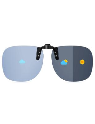 Солнцезащитные очки TINHAO с поляризованными и фотохромными линзами UV400 для вождения днем и ночью и для улицы, легкие линзы-клипсы, защита, откидная конструкция,