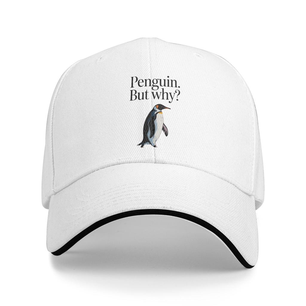 Nihilist Penguin But Why meme Baseball Cap Fashion Trucker Hat Summer Women Unisex Hunting Camping Baseball Caps