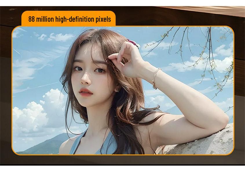 Ultra-Clear 8K Mirrorless Camera with Flip Screen, WiFi, Selfie Mode, and Beauty Features
