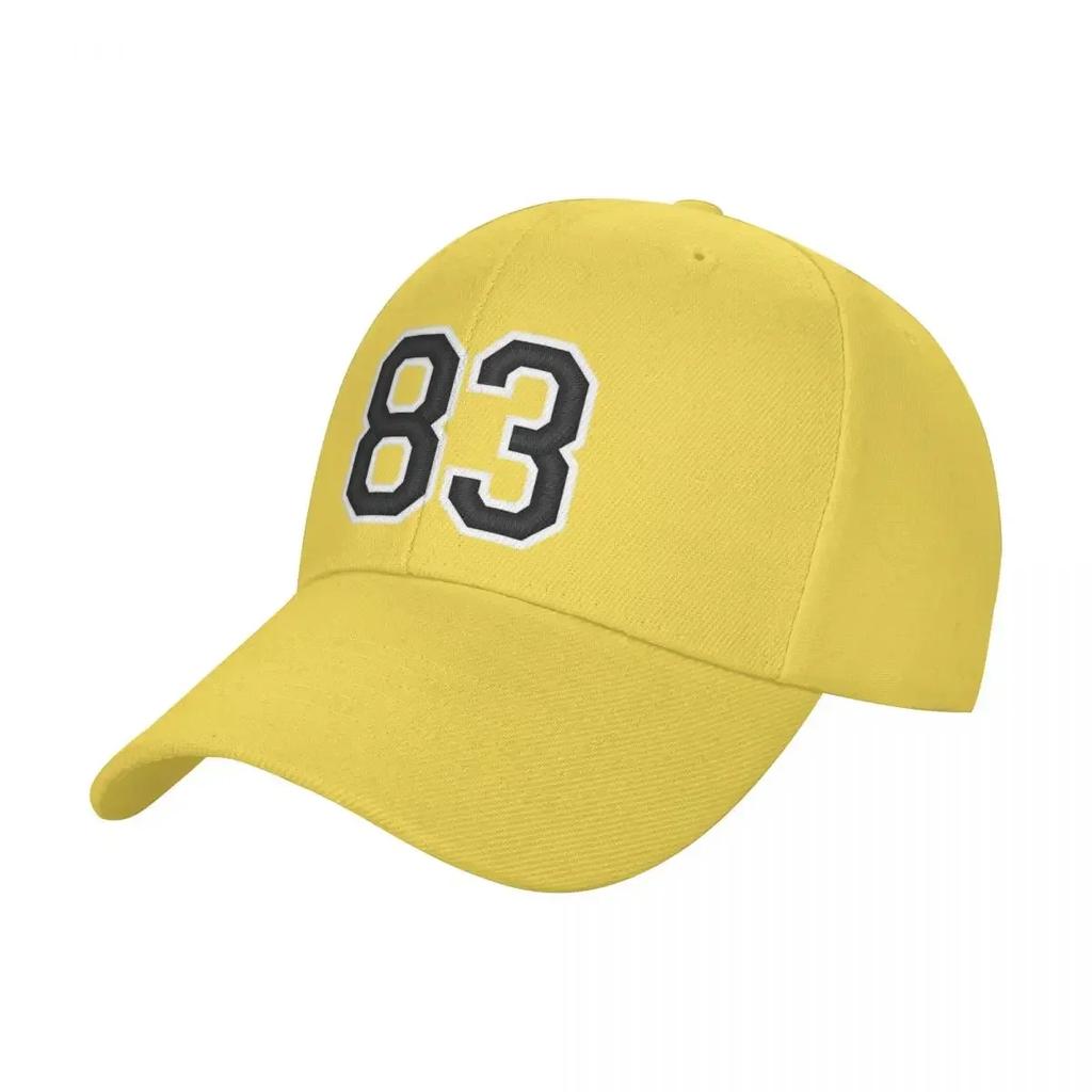 Black Jersey Sports Number eightythree Football Baseball Cap golf hat genuine Sun Hat For Children Kids Hat Unisex Wome