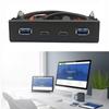 USB3.2 GEN2 Front Panel HUB 2xUSB3.2 10Gbps and 2x TypeC Adapter TypeE To Front TypeC for Desktop 3.5" Floppy Drive