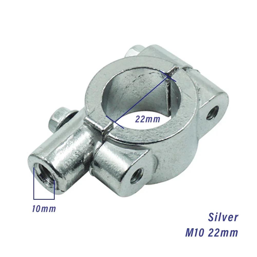 22 мм 25 мм Руль 10 мм 8 мм Резьба Универсальный Мотоциклетный Кронштейн Зеркала Заднего Вида Адаптер Держателя Черное Основание Зажима