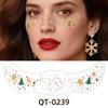 Christmas Freckle Temporary Tattoos Cute Girls Face Makeup Stickers Party Stage