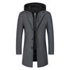 2025 Men's Mid-Length Woolen Overcoat - Autumn/Winter Fashion Casual Business Outerwear