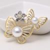 Благородная матовая брошь Ya Gold Brooch Ya Silver Brooch Temperament Clothing Accessories