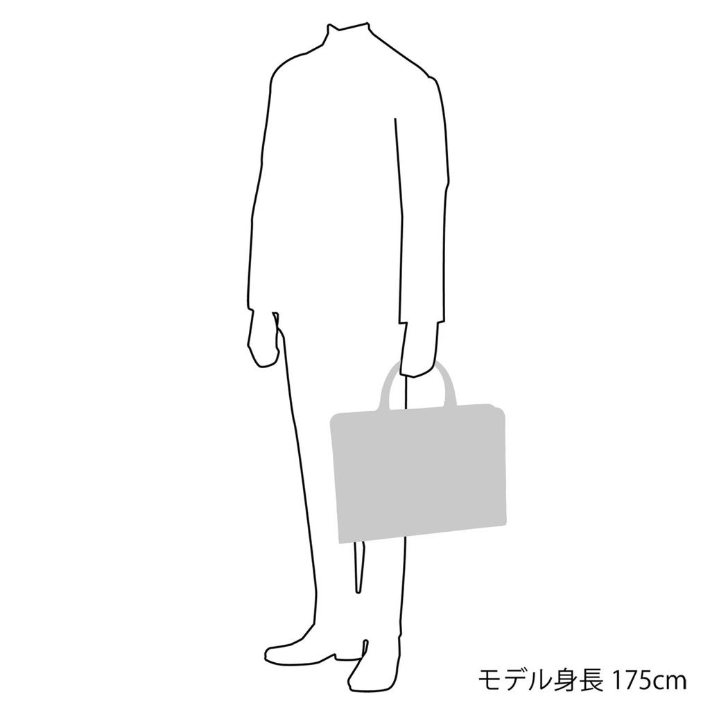 Tanned Leather Briefcase Stitch 60401 [Kitamura] Z-0639 Men's Brown/Yellow [Brown]