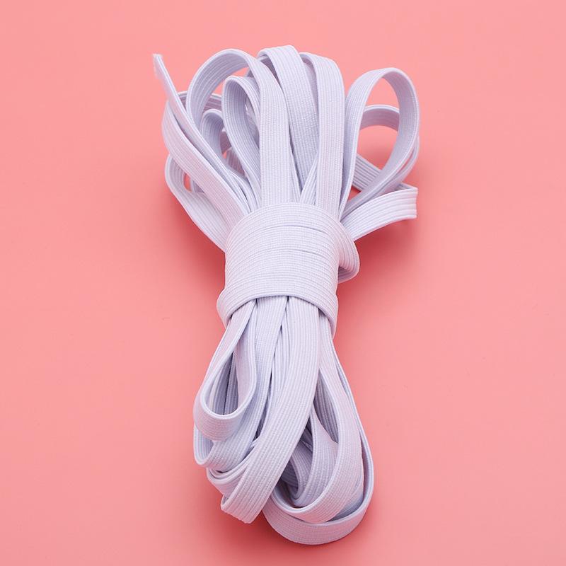 Утолщенная двухслойная эластичная лента с высокоэластичным латексным ремнем, плоская и свободная тугая веревка, простой эластичный тканый ремень, аксессуары для одежды