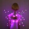 Elf Wings Electric Wings Moving Sparkling Glowing Wings Light Up Butterfly With LED Lights For Halloween Costume Dress Up Kid Women