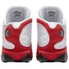 Jordan Air Jordan 13 Нескользящие Устойчивые к истиранию Средние Винтажные Баскетбольные Кроссовки Унисекс Белый Черный 414571-102