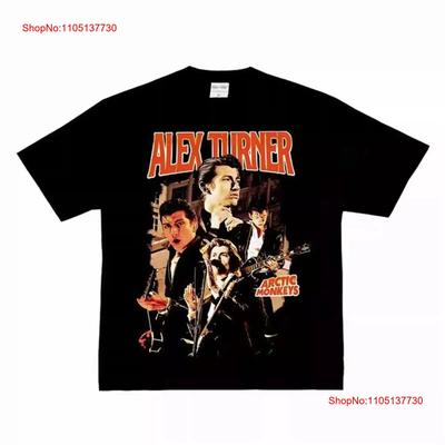 2025 Alex Turner Arctic Monkeys Frontunisex Street American T Shirt Lt518 Vintage Washed Stylish Designer Clothes Unisex Soft