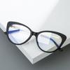Women Pochromic Optical Glasses Men Anti Blue Light Cat Eye Eye Glasses Unisex Anti Radiation  Eyewear