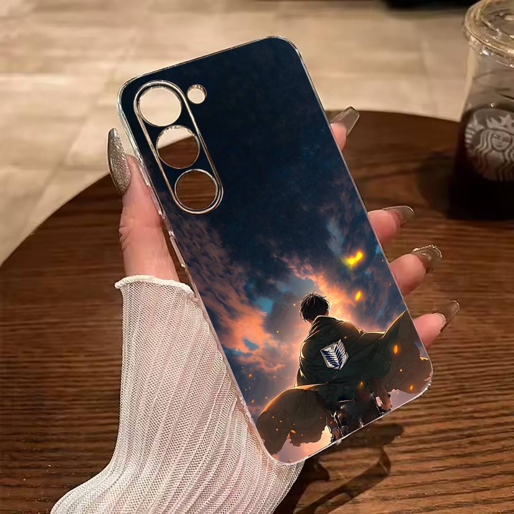 A-ttack -on -Titan -Eren Y-Yeager Phone Case For Samsung Galaxy A71,A70,A52,A51,A40,A30 Transparent Cover