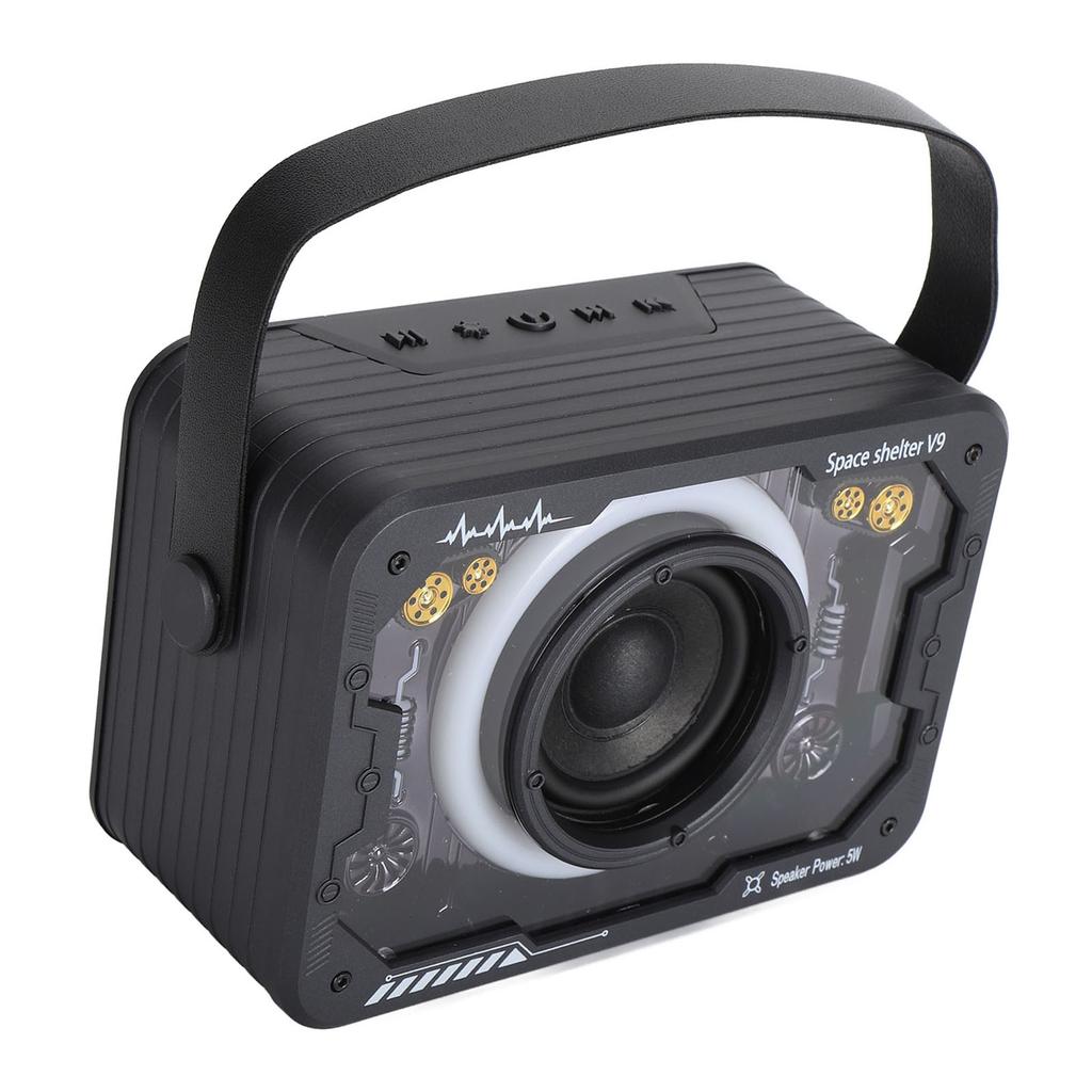 Детский караоке-аппарат All In One беспроводной мини портативный Bluetooth-динамик с микрофоном черный