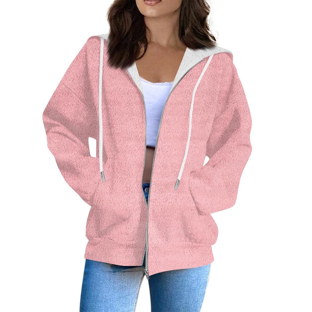 Women's Sweatshirt Sports Flannel Sweatshirt Long Sleeve Top Casual Hoodies Sweatshirt