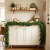 Realistic Norfolk PE Pine Needle Christmas Wreath Decoration