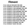 Left and Right Front Exterior Door Handles for CHEVROLET C1500 SUBURBAN 1995-1999 GM1311132 15742229 GM1310132 15742230