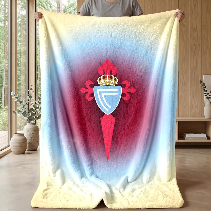 Celta Vigo FC Soft Flannel Fleece Blanket Lightweight Cozy Warm Throw Blanket For Sofa Bed Home Decor