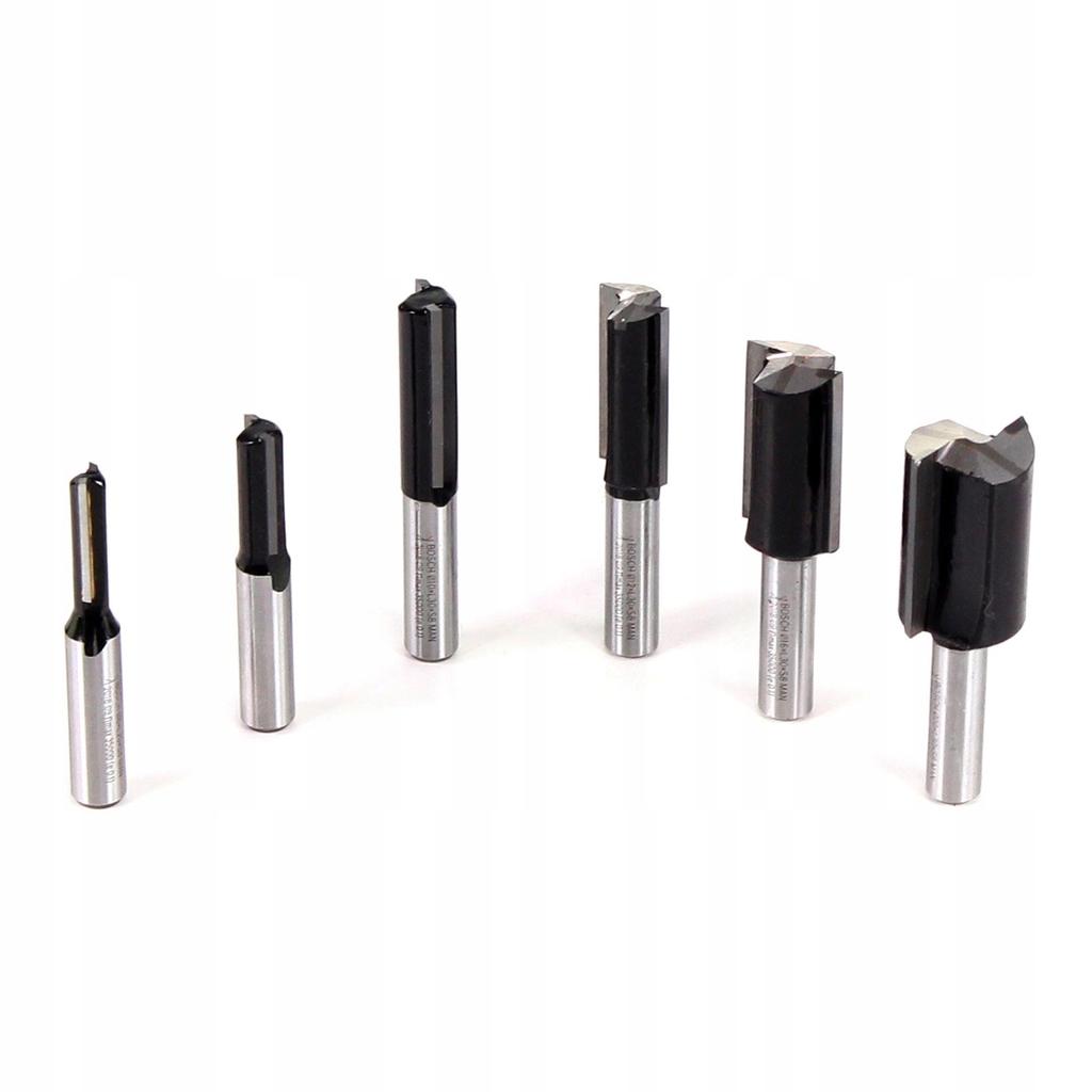 Milling Cutter Set 6 Pcs. 8mm Handle