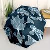 1pc Koi Pond Automatic Open/Close Umbrella with One-Touch Button, Compact Folding Canopy, Sturdy 8-Rib Windproof Design -073