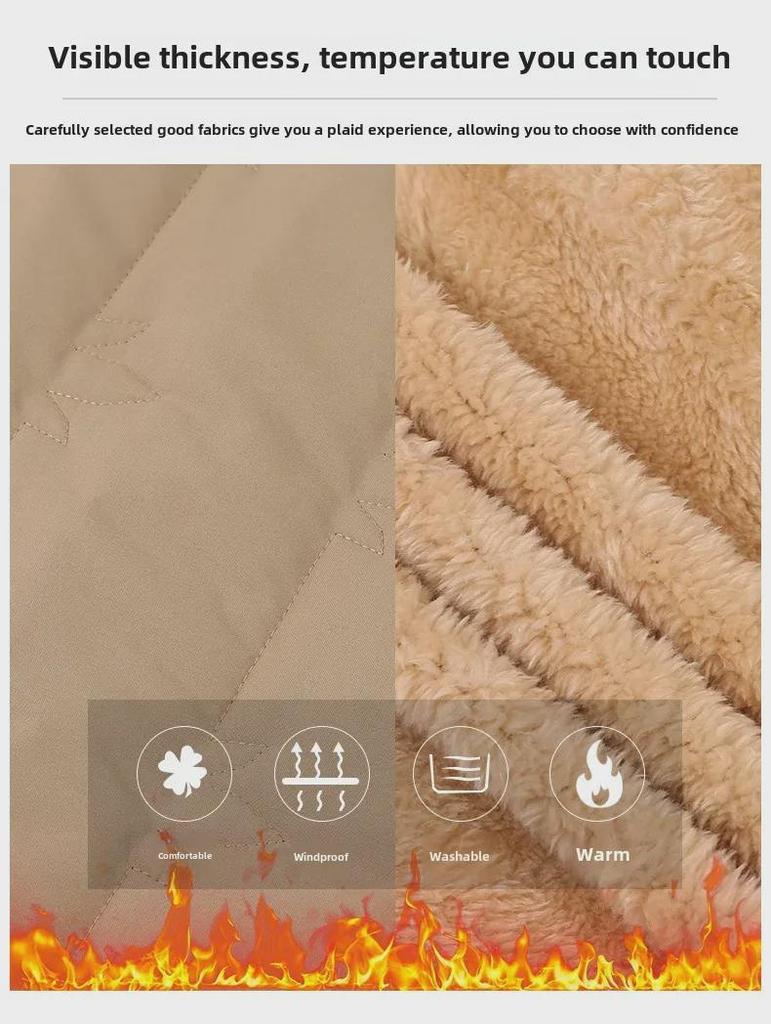 Женский хлопковый жилет с флисовой подкладкой, укороченного стиля для осени/зимы 2024, идеально подходит для мам среднего возраста и миниатюрных фигур