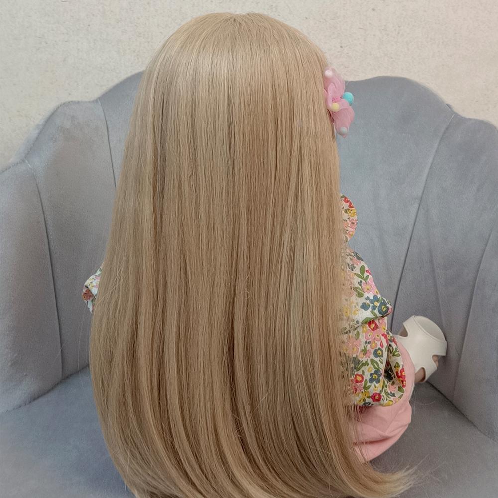 55 см кукла реборн, полностью силиконовая кукла, милая реалистичная кукла для маленьких девочек, модная кукла в подарок, кукла Bjd