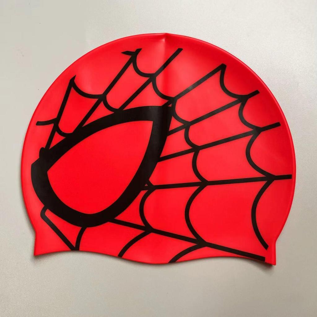 Очень большая мультяшная силиконовая шапочка для плавания для мальчиков и девочек – Водонепроницаемая и мягкая