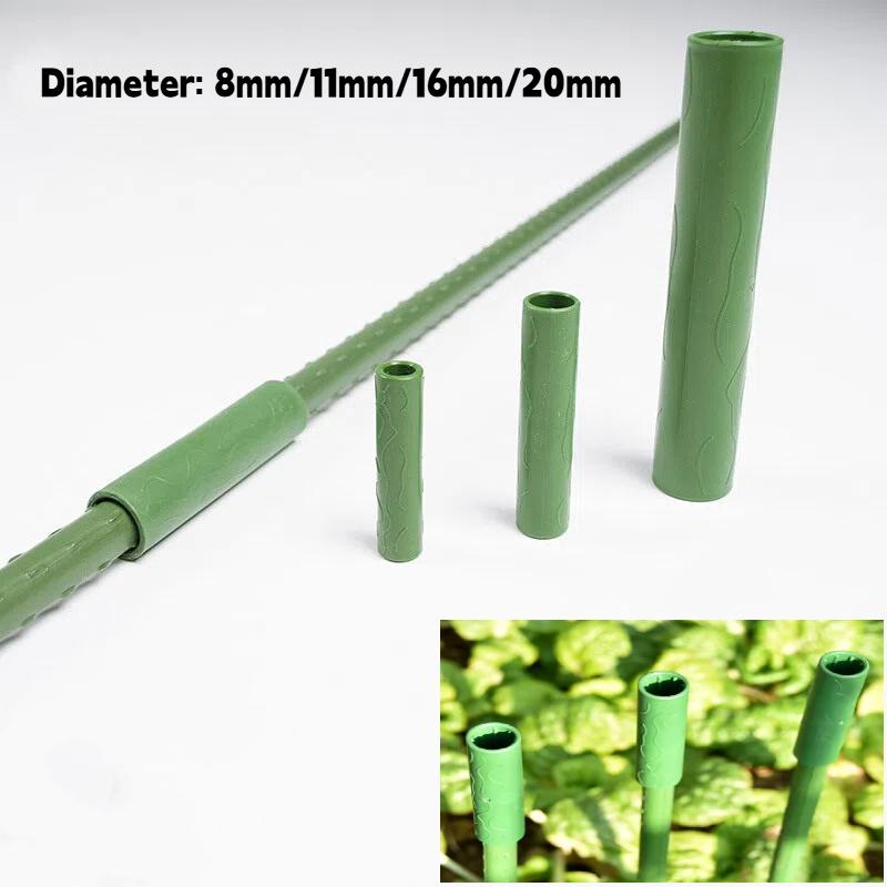 8~20 мм Садовая Опора для Растений Соединительная Трубка Опора для Вьющихся Растений Колышки Соединитель Садовый Парниковый Кронштейн Соединения