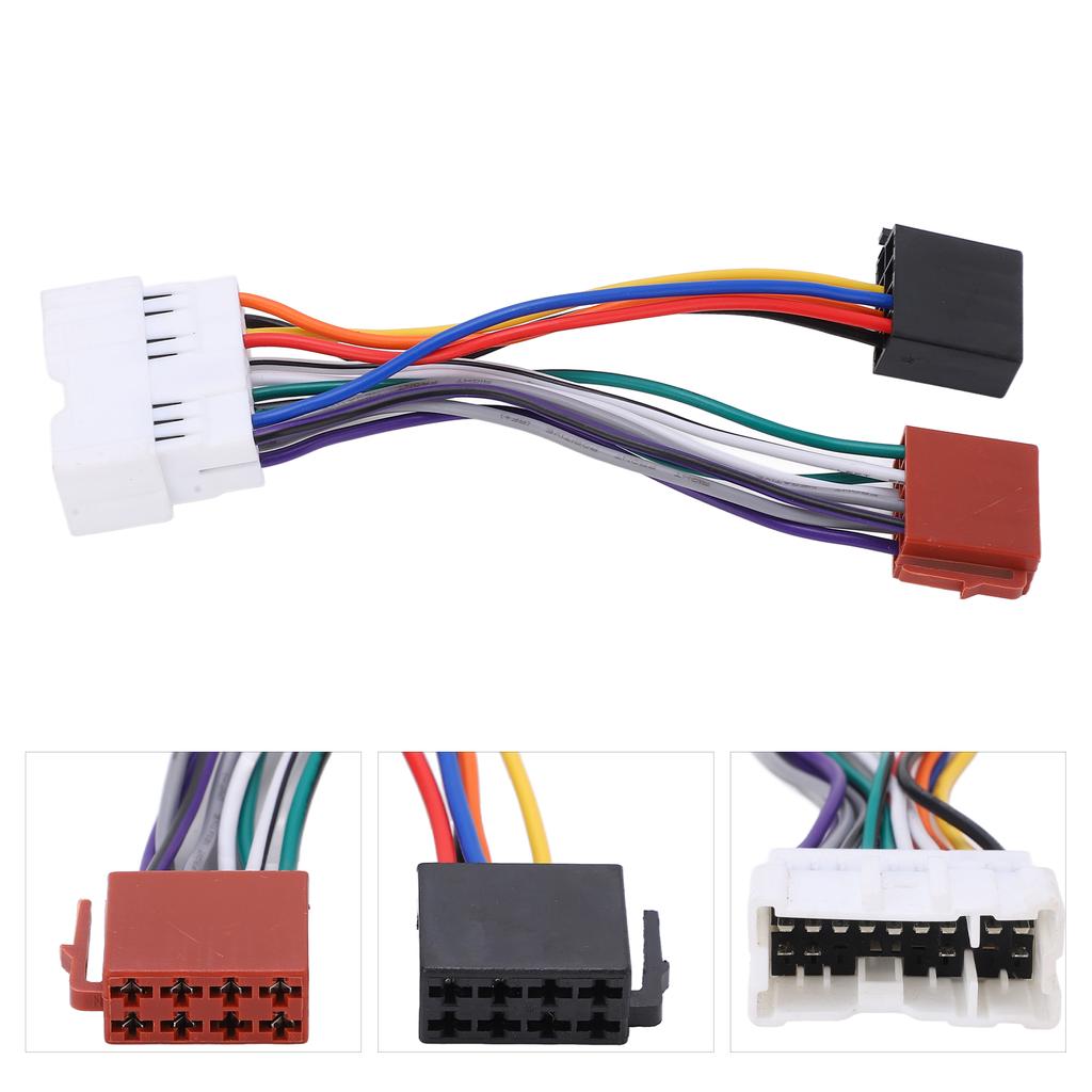Car Stereo Radio ISO Wiring Harness Adapter Cable Replacement for Nissan 370Z Coupe Roadster