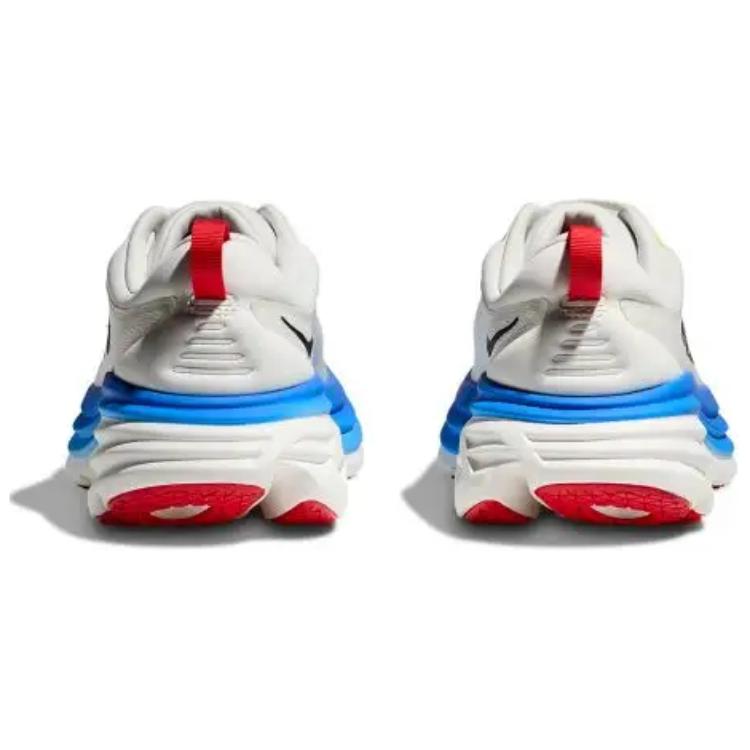 HOKA One One Кроссовки Bondi 8 Blanc De Blanc Virtual Blue Мужские 1123202-BVR
