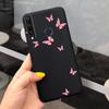 For Huawei Y6P Y7P Case 2020 New Fashion Butterfly Flower Painted Phone Cover For Huawei Y7P Funda Y 7P Y 6P HuaweiY6P Soft Capa