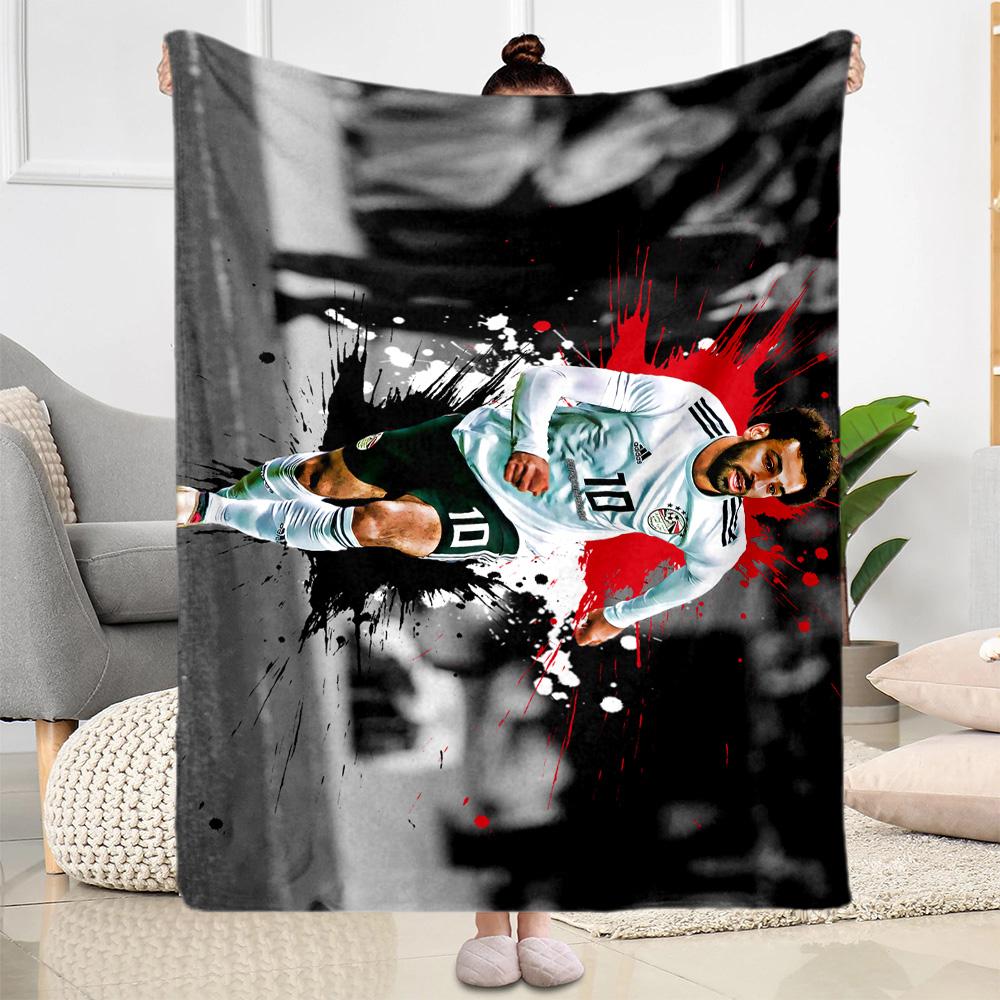 Salah's Dynamic Sprint Blanket Comfortable Great for Seaside Office Chair Sofa for All Seasons Playful Design Ideal Gift For Birthday Valentine'S Day