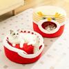 Closed Cat Nest Cat New Year Dance Dragon Stool Nest Autumn Winter Warm Dog Nest Yurt Windproof Pet Nest