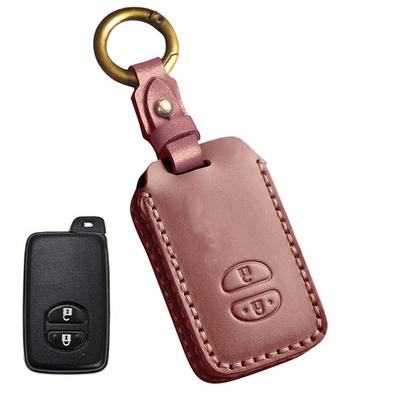 [LETINGFAR] Чехол для ключей для Toyota, Чехол для смарт-ключа, Чехол для ключа, Кожаный чехол Toyota 2