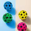 Useful Hole Ball Soft Bouncy Ball Anti-fall Moon Shape Porous Bouncy Ball Kids Indoor Toy Ergonomic Design ChildrenOutdoor Games