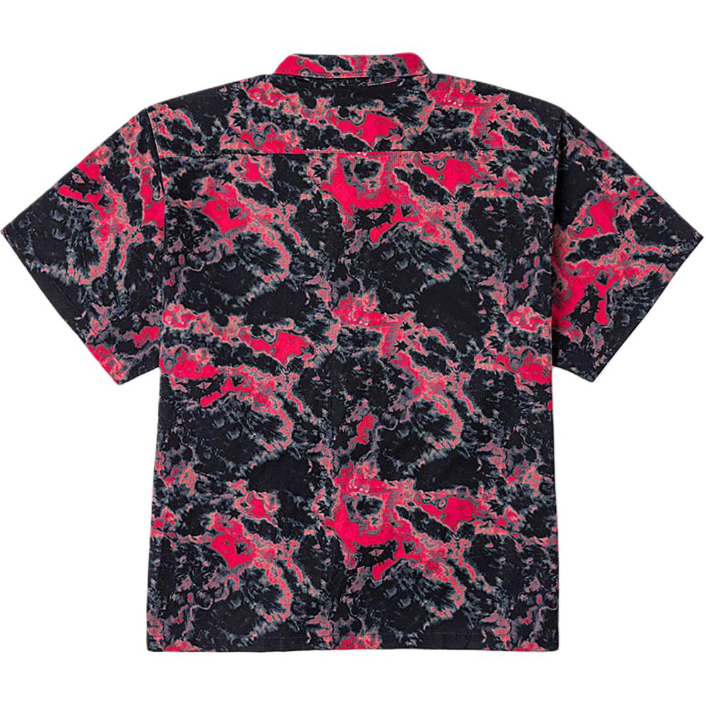 Vans Удобная Стильная Рубашка с Коротким Рукавом на Пуговицах Мужские рубашки Красный VN000P08IZQ