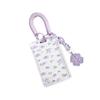 Id Badge Protector Sturdy Card Protector Case Sliding Card Case Transparent Cute Card Holder For Student Campus Office Workers
