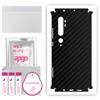 apgo Protective Skin Sticker for the Back+sides Compatible with Xiaomi Mi Note 10, Full Wrap Film, Foil, Vinyl - Pattern Carbon Black
