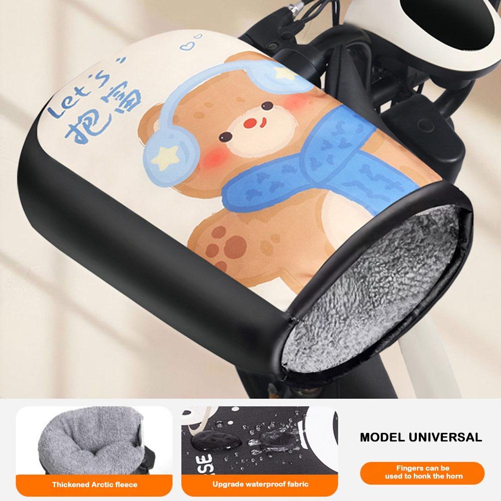 Waterproof Electric Bike Handlebar Cover Thick Bicycle Grip Sleeves Handle Cover Cycling