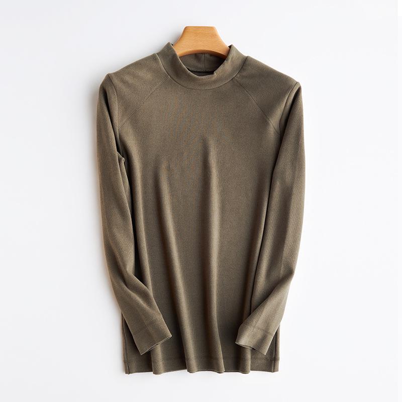 Мужская самонагревающаяся бархатная рубашка с длинным рукавом и начесом, водолазка для осени/зимы