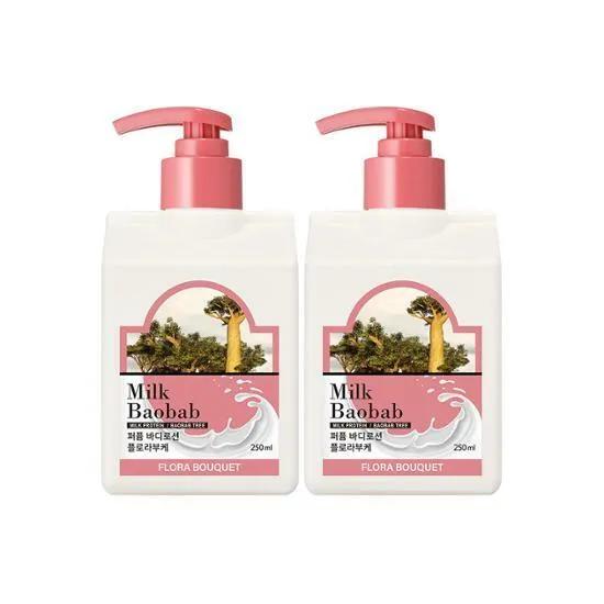 Milk Baobab Perfumed Body Lotion #Flora Bouquet 250mL*2ea Special Set